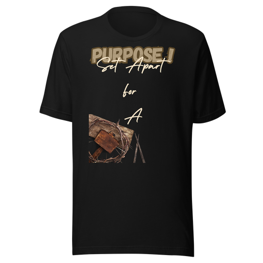 Set Apart for A Purpose Tee - Chocolate and Banana